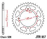 Звезда задняя<br>JTR857.46